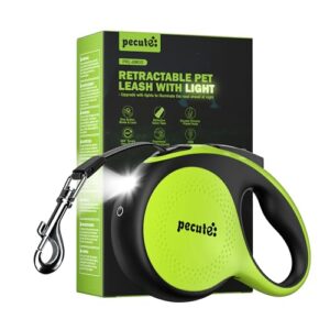 Recensione Pecute guinzaglio retrattile per cani: luce LED e design innovativo