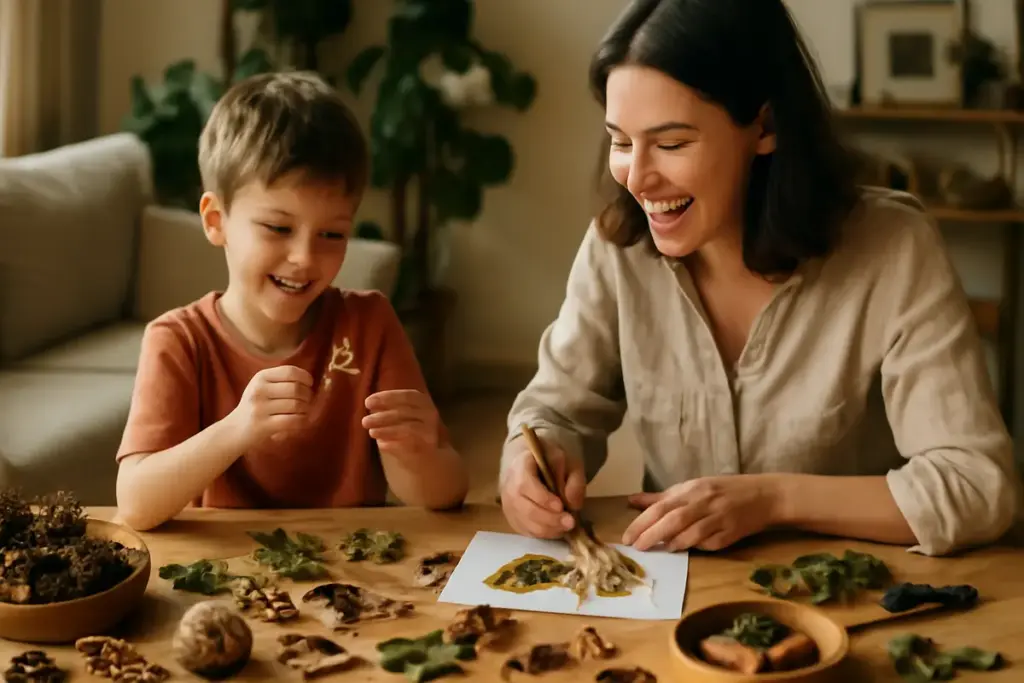 Laboratori fai da te con materiali naturali: un vantaggio che fa felici sia bimbi che genitori