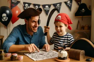 Organizzare una festa a tema pirati: accessori e giochi che entusiasmano anche i genitori