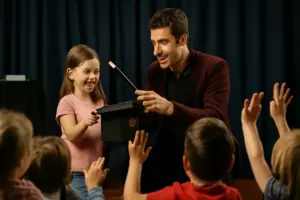 Come funziona uno spettacolo con magia partecipativa? La differenza che valorizza ogni evento per bambini