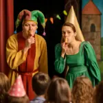 Spettacoli teatrali per bambini a festa: il piccolo trucco degli attori per evitare la distrazione nei momenti chiave