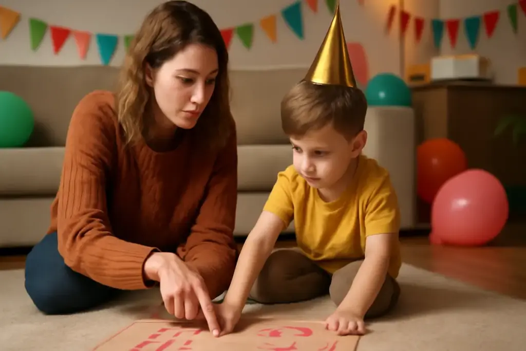 Come insegnare ai bambini il rispetto degli spazi durante le feste: giochi che aiutano davvero