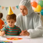Dipingere durante una festa per bambini è rischioso? Una soluzione pratica elimina ogni paura di macchie