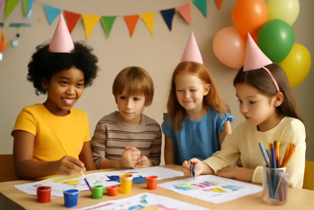 Laboratori creativi per bambini in festa: attività che coinvolgono anche i più timidi